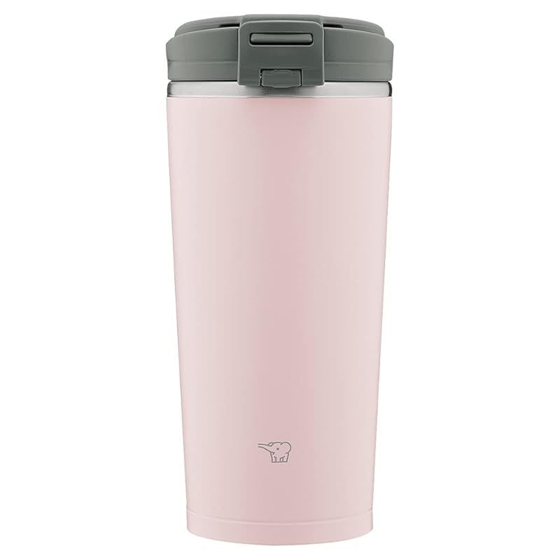 【新品】 象印 水筒 キャリータンブラー 300ml 【持ち運べるタンブラー】 フリップタイプ シームレスせん お手入れ点数たったの2点 ヴィンテージローズ SX-KA30-PM 0