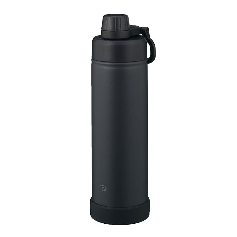 【新品】 象印 水筒 0.75L 【素早く水分補給】 食洗機対応 シームレスせん 洗う点数3点のみ ハンドルつき 保冷 クールボトル チャコールブラック SD-KA75-BM 0