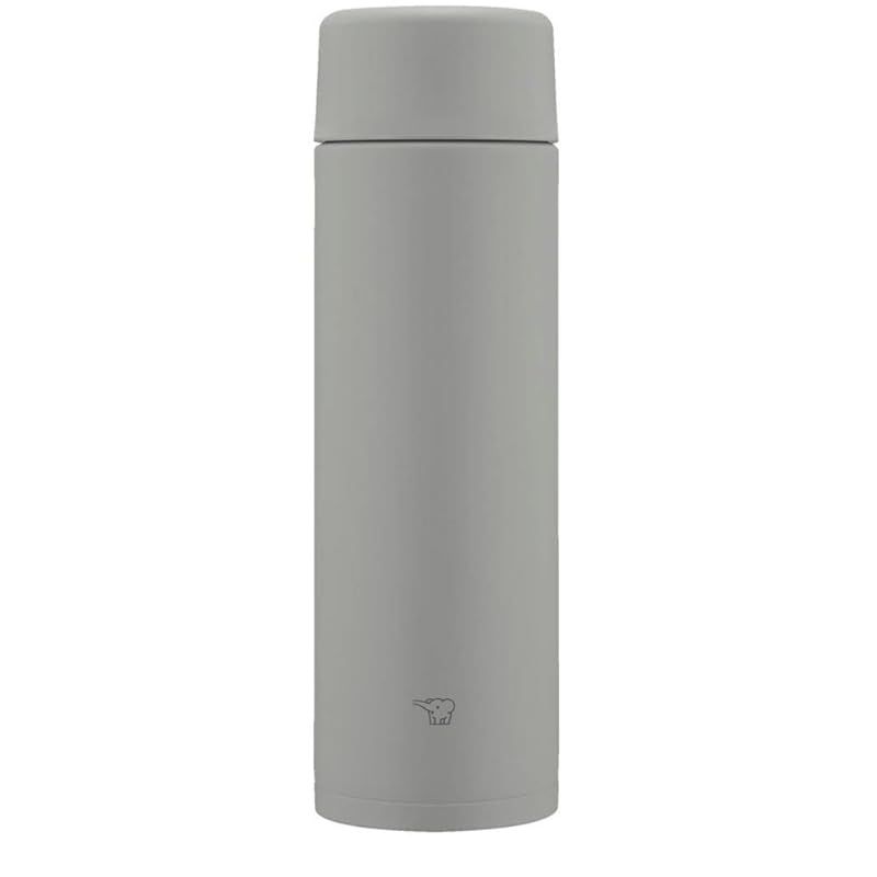 【新品】 象印マホービン(ZOJIRUSHI) 水筒 シームレスせん 480ml スクリュー ステンレスマグ ミディアムグレー せんとパッキン一体化 お手入れ簡単 洗う点数2点のみ SM-ZB48-HM