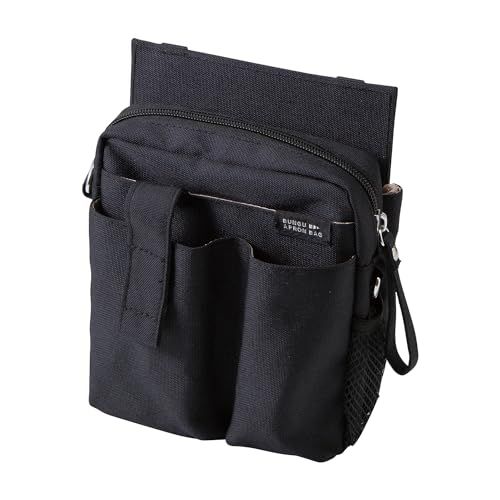 クツワ 文具エプロンバッグ ホルダー ブラック BE022BKkoe 1273a58f