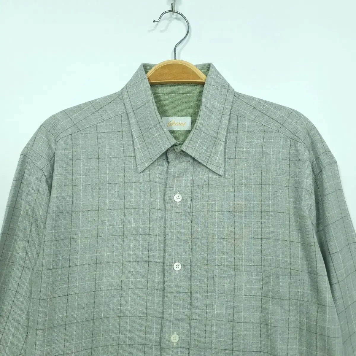 Brioni ブリオニ チェック パータン シャツ
