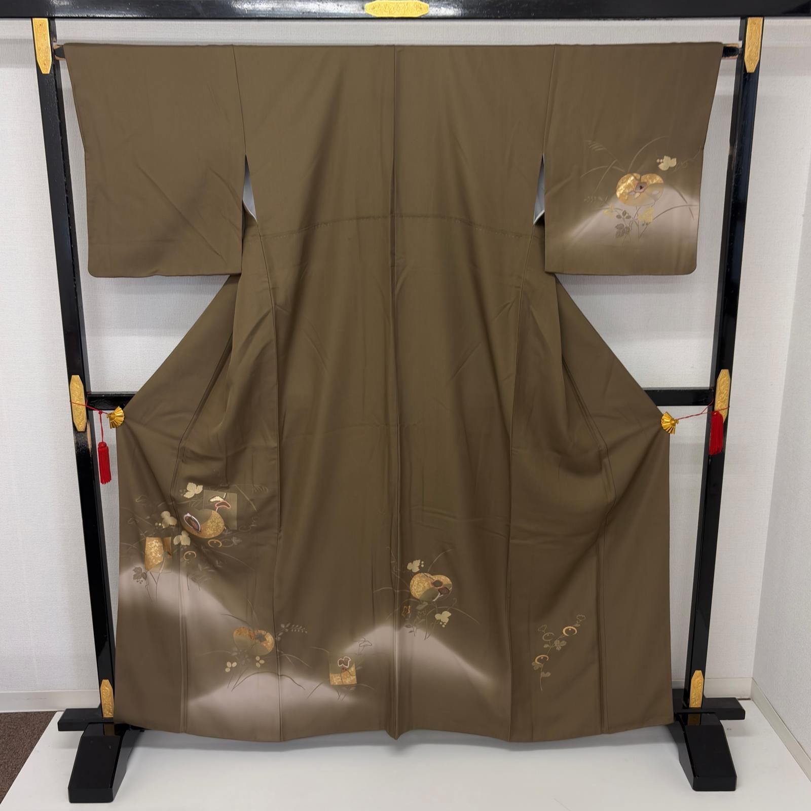 付下げ 刺繍の花 暈し 美しい染め 紋なし 正絹 MK-8358 - メルカリ