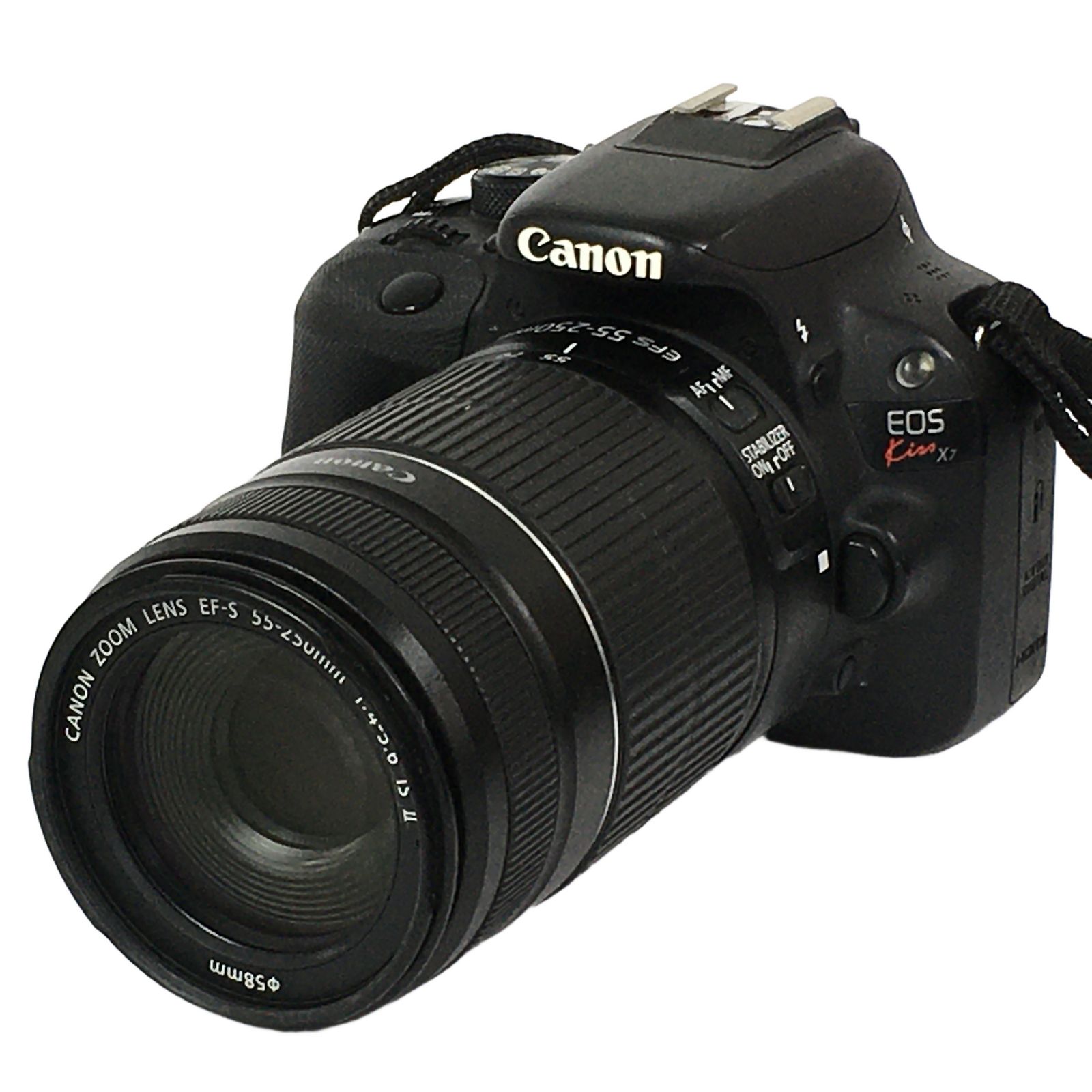 Canon EOS Kiss X7 ボディ DS126441 ZOOM LENS EF-S 55-250mm F4-5.6 
