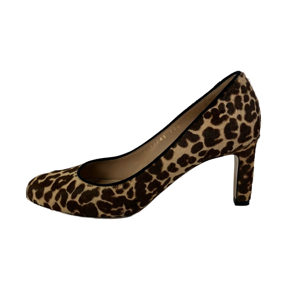 FERRAGAMO/SalvatoreFerragamo(サルバトーレフェラガモ) パンプス 4 1/2 C レディース - ダークブラウン×ライトブラウン 豹柄
