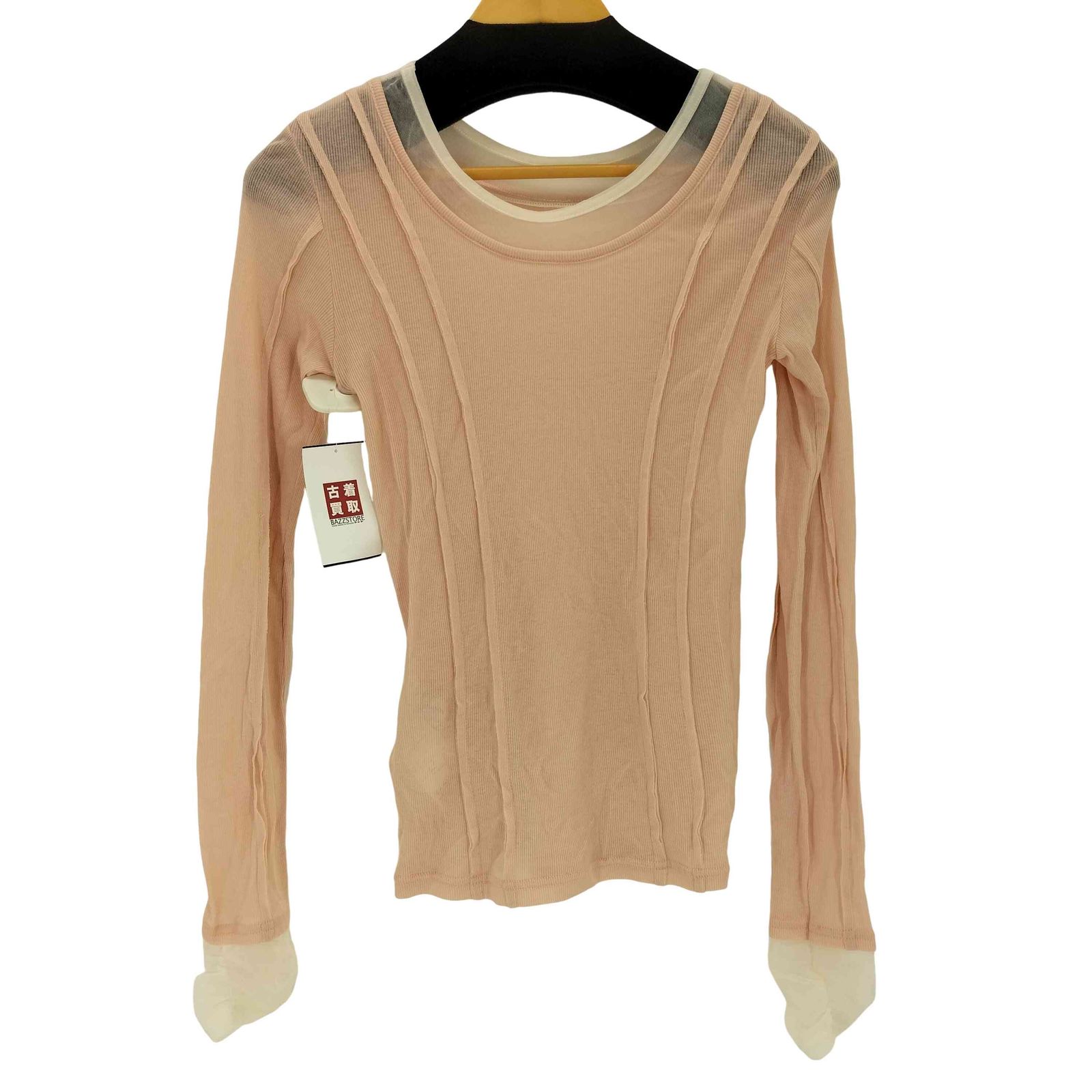 メゾンスペシャル MAISON SPECIAL 2way Neck Sheer Docking Tops