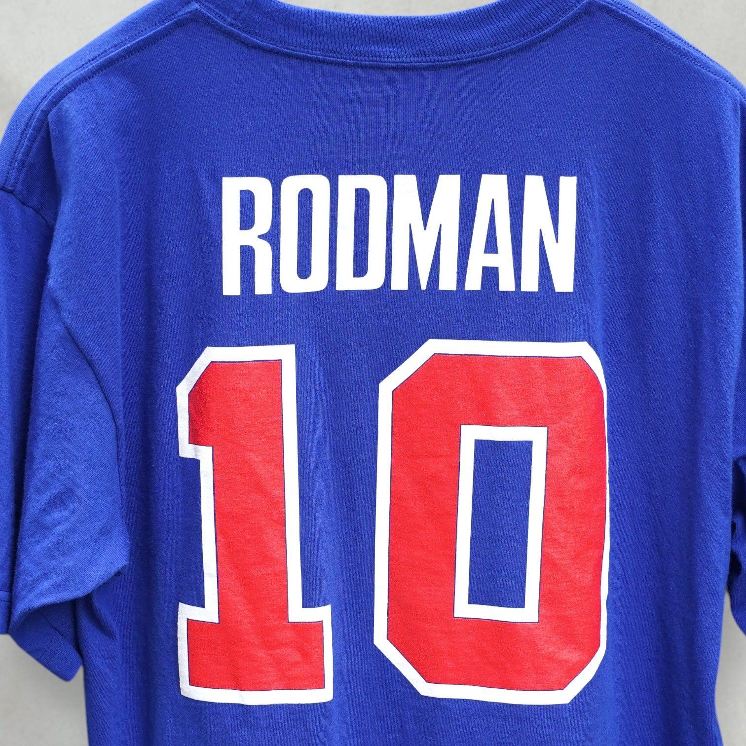 adidas NBA ロッドマン ピストンズ Tシャツ M #10 ブルー - メルカリ