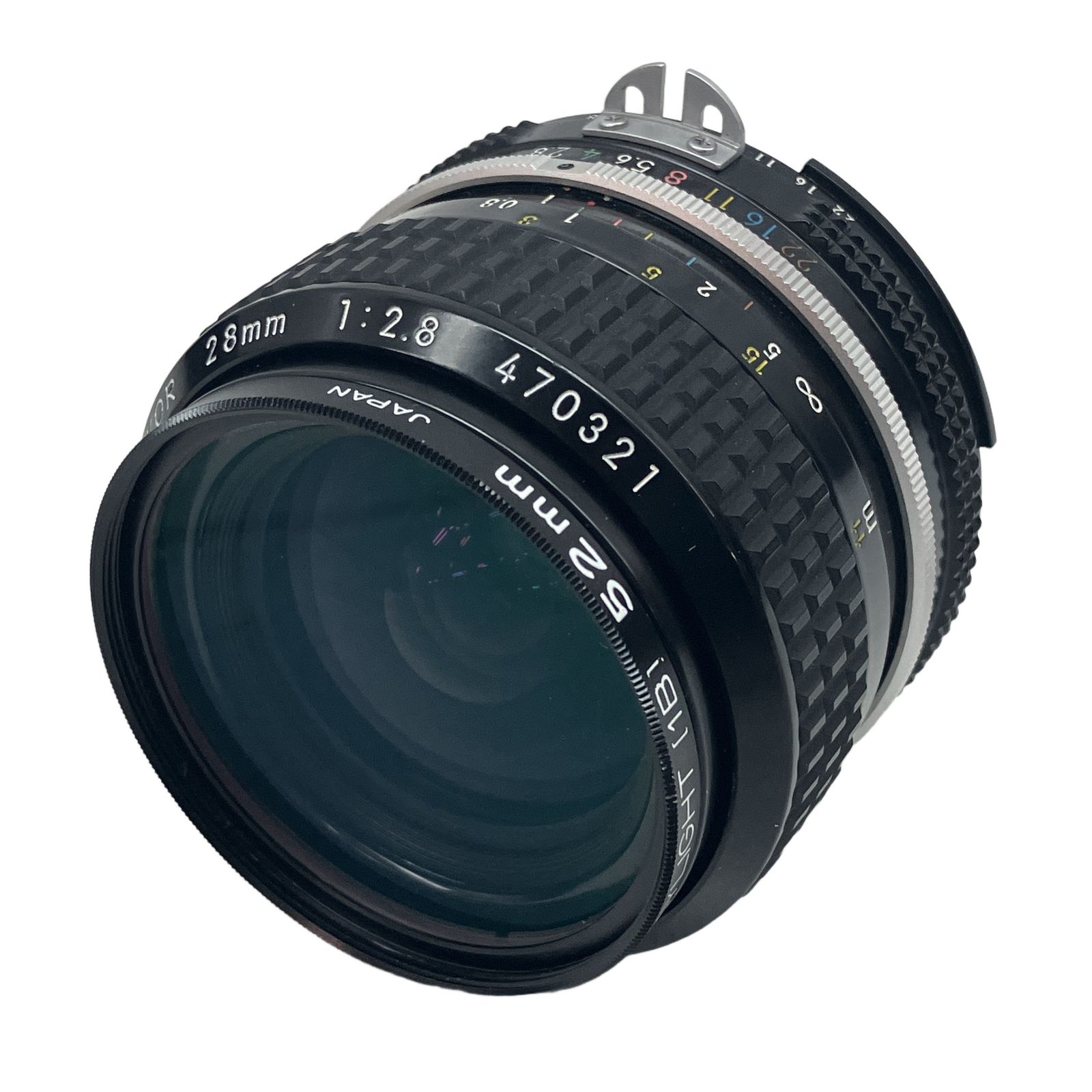 Nikon NIKKOR 28mm F2.8 単焦点 広角レンズ ニコン カメラレンズ 中古 