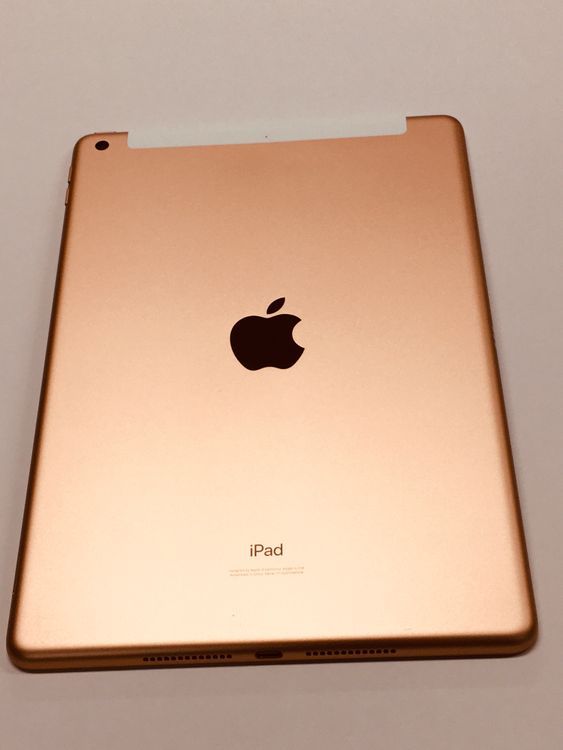 美品 電池100％ Apple iPad 第7世代 32GB SIMフリー ゴールド【動作確認・初期化済み】