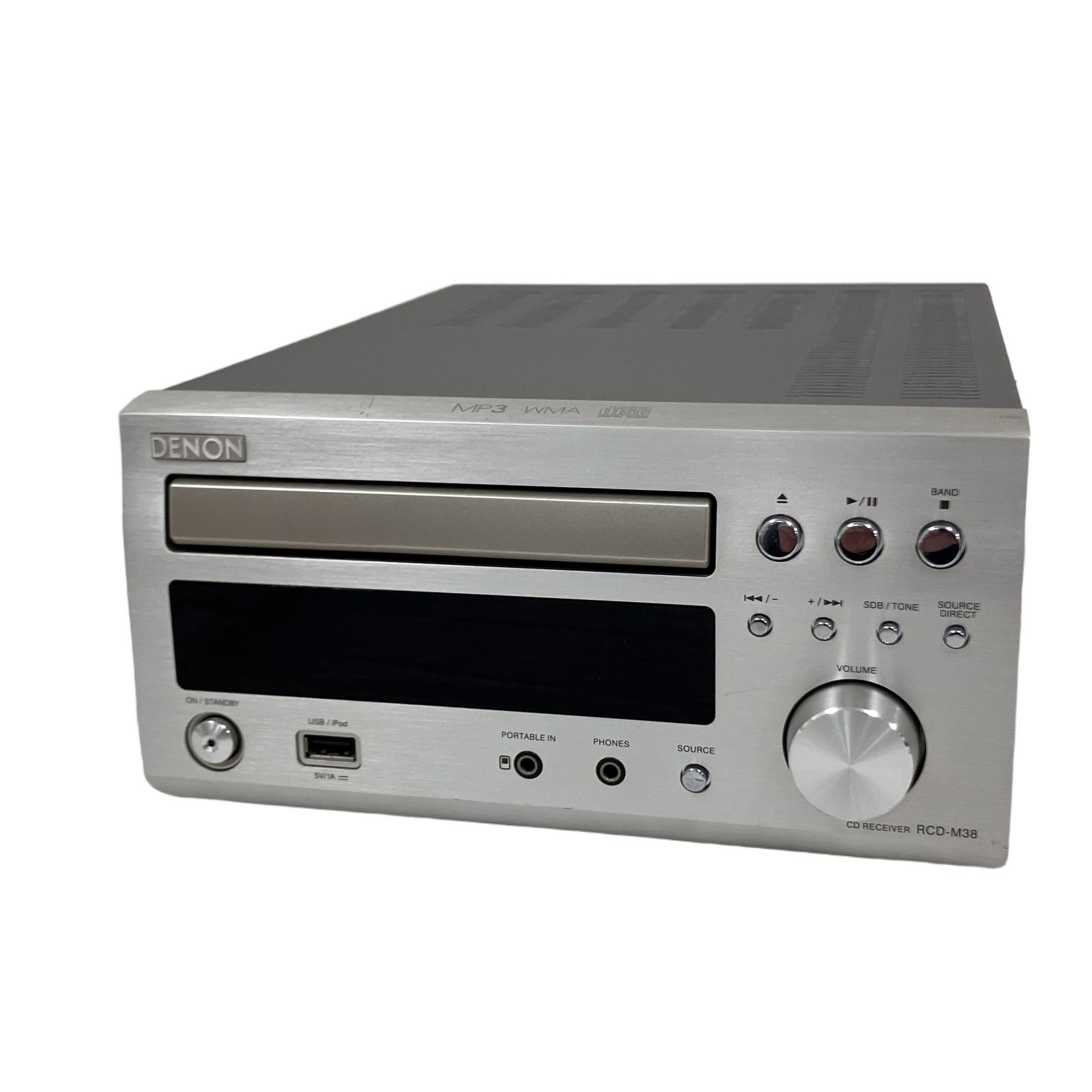 DENON RCD-M38 CDレシーバー MP3 WMA スピーカー リモコン付き 音響機材 デノン 中古 O11224374