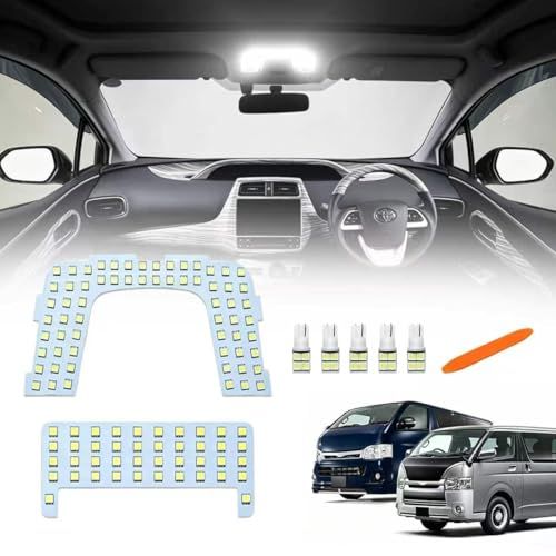 BORDAN プリウス ルームランプ LED 50系 プリウス ZVW50 ZVW51 ZVW55 内装パーツ カスタムパーツ 高輝度トヨタ Prius 室内灯 車種専用設計 6000Kホワイト プリウス アクセサリー 取付簡単kk 1036ccc3