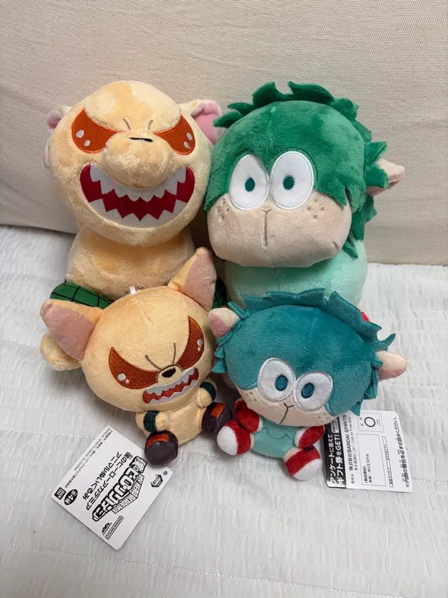 僕のヒーローアカデミア 緑谷 出久×爆豪 ぬいキーホルダー
