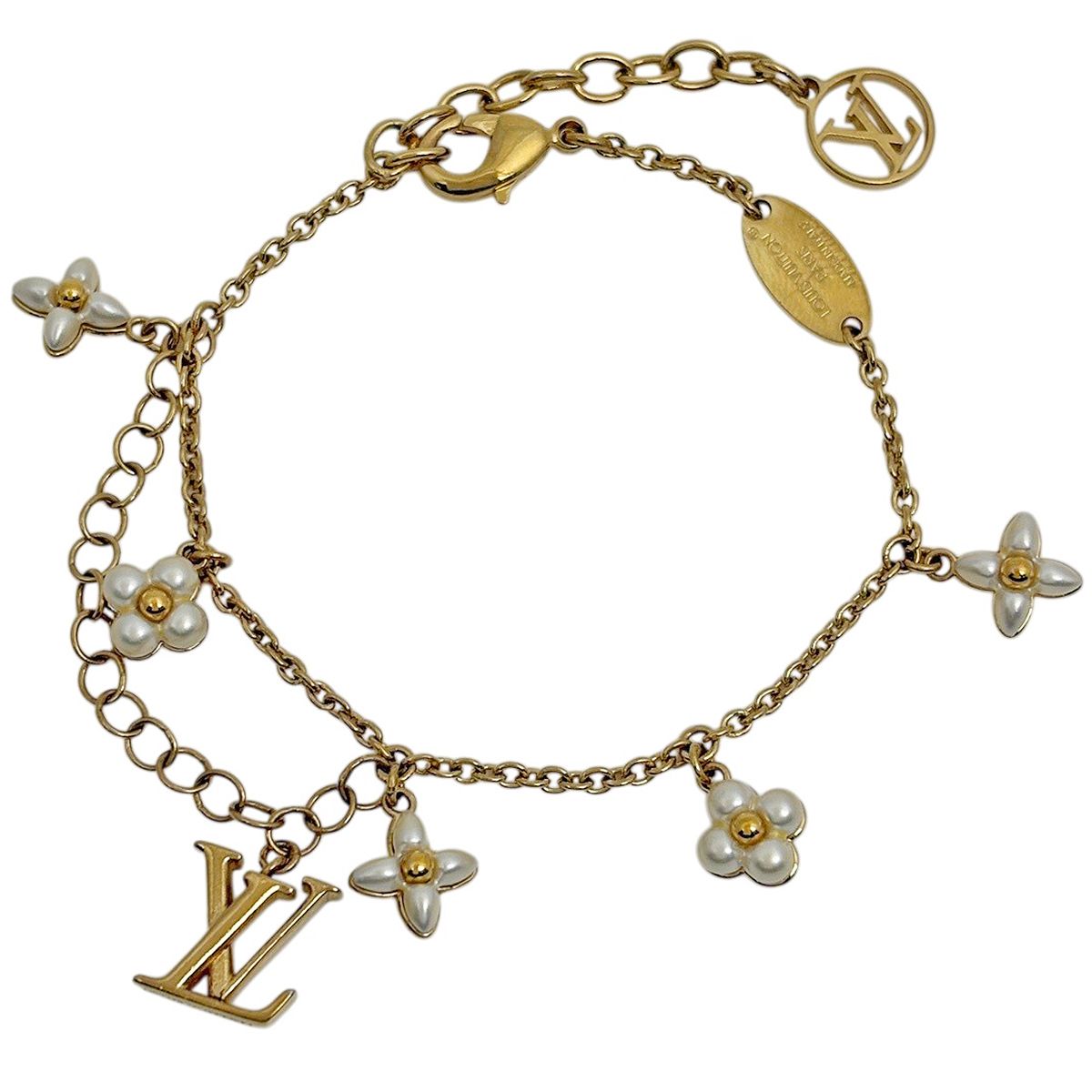 ルイ・ヴィトン Louis Vuitton ブレスレット LV フローラグラム ブレスレット GP ゴールド レディース 【中古】