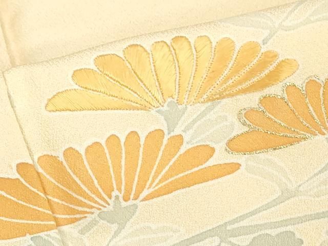 平和屋着物□訪問着 刺繍 草花文 金彩 正絹 逸品 DABF4442cd - メルカリ