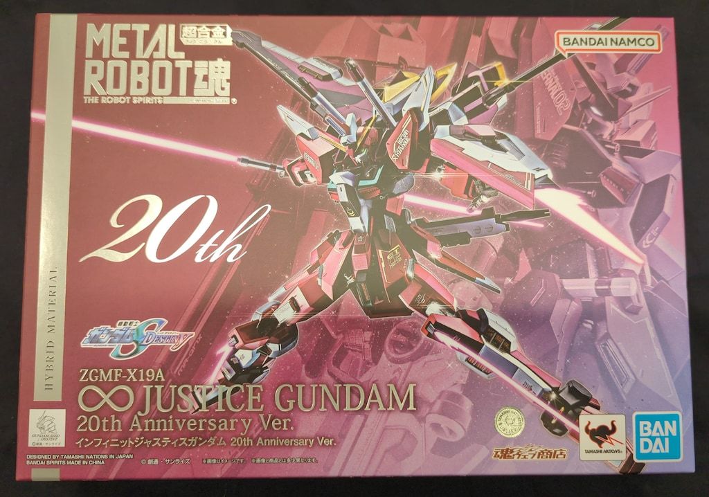 BANDAI SPIRITS METAL ROBOT魂 <SIDE MS> インフィニットジャスティスガンダム 20th Anniversary Ver.