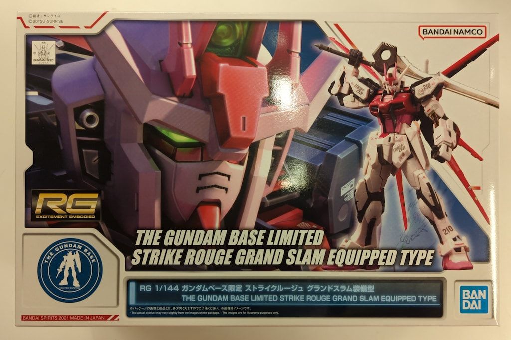 BANDAI SPIRITS RG 1/144 ガンダムベース限定 バンダイナムコ版 ストライクルージュ グランドスラム装備型