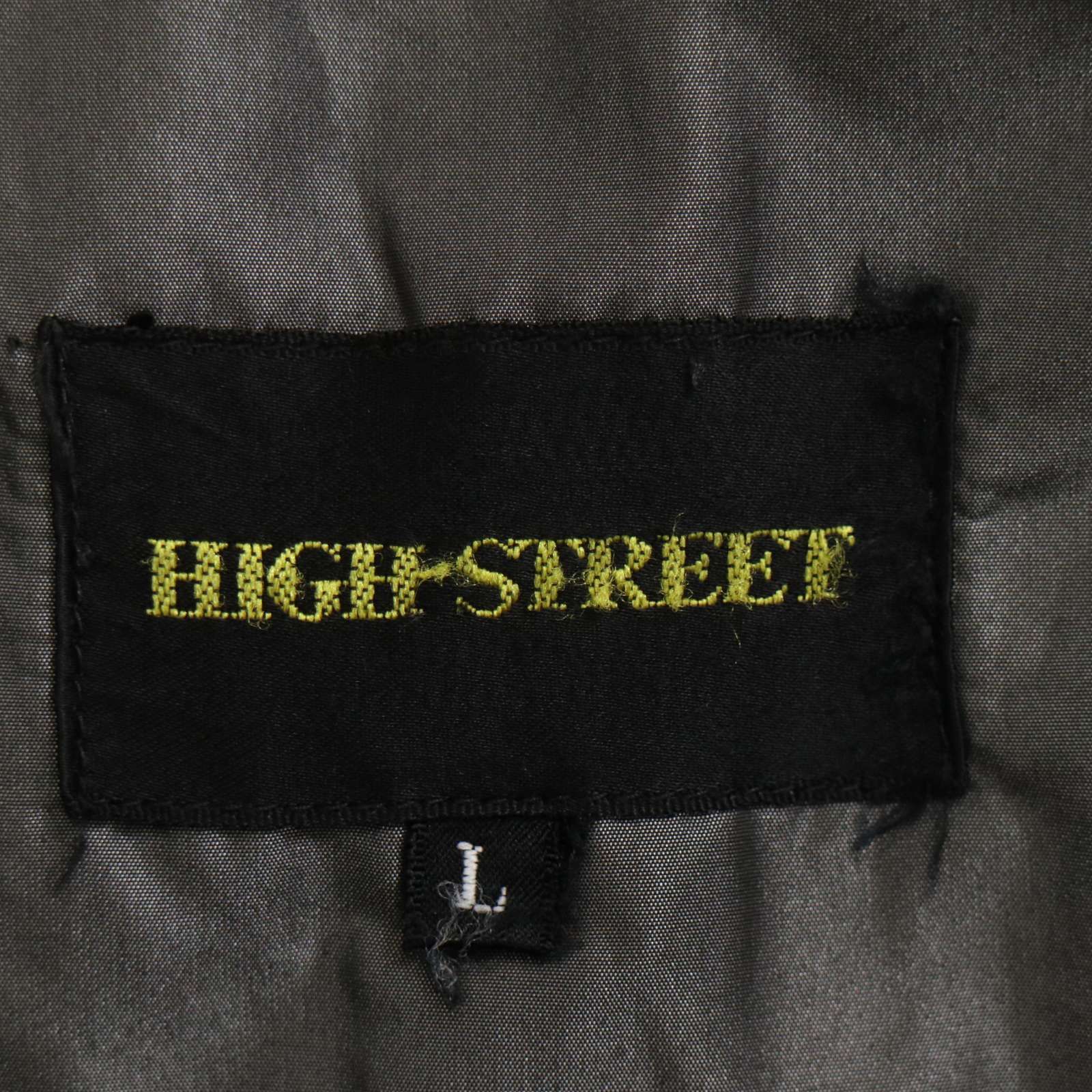 HIGH STREET ハイストリート 通年 背抜き☆ 光沢 スリム アンコン 