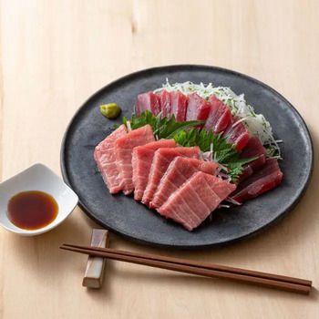 天然南まぐろ赤身 中とろ刺身 定型柵