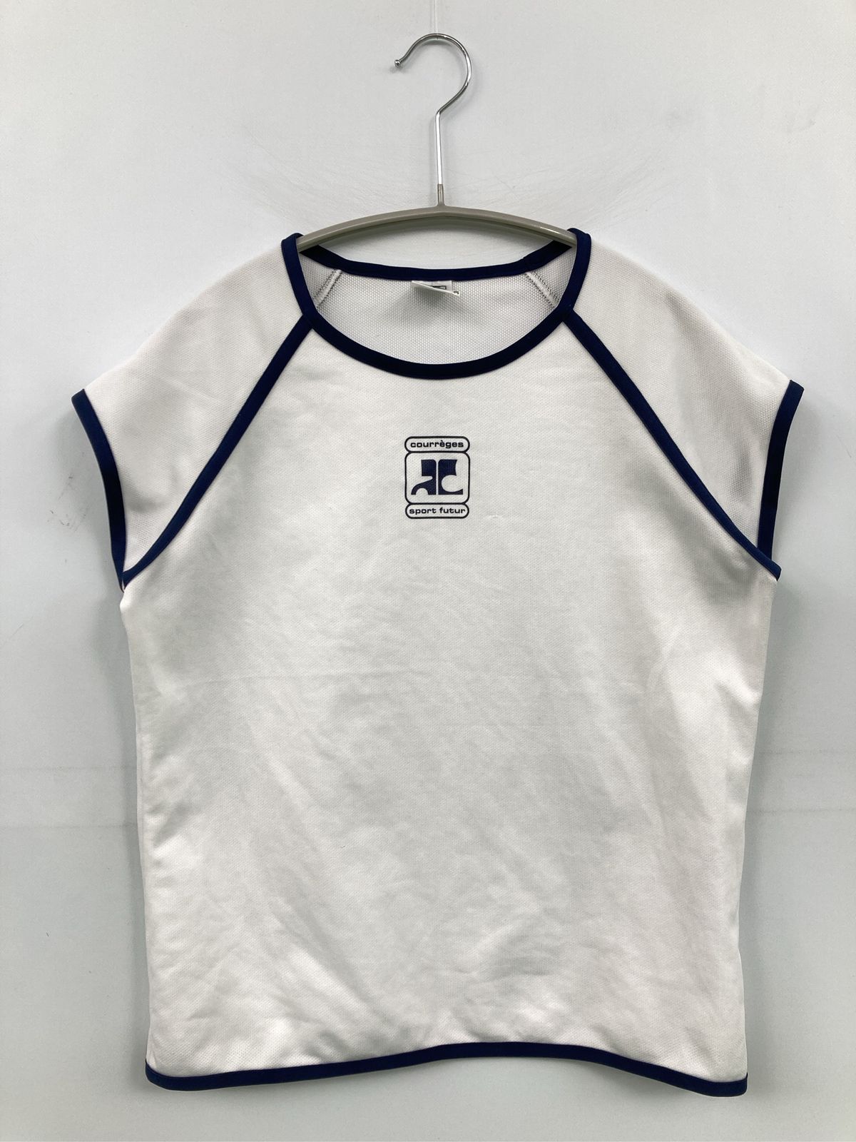 courreges クレージュ Tシャツ/カットソー 38 ホワイト 無地 ワン