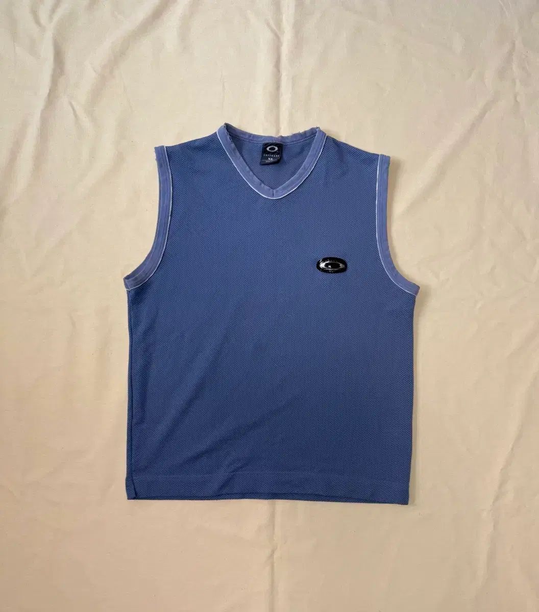 オークリー ヴィンテージ ソフトウェア メッシュ Vネック ノースリーブ トップス 90s