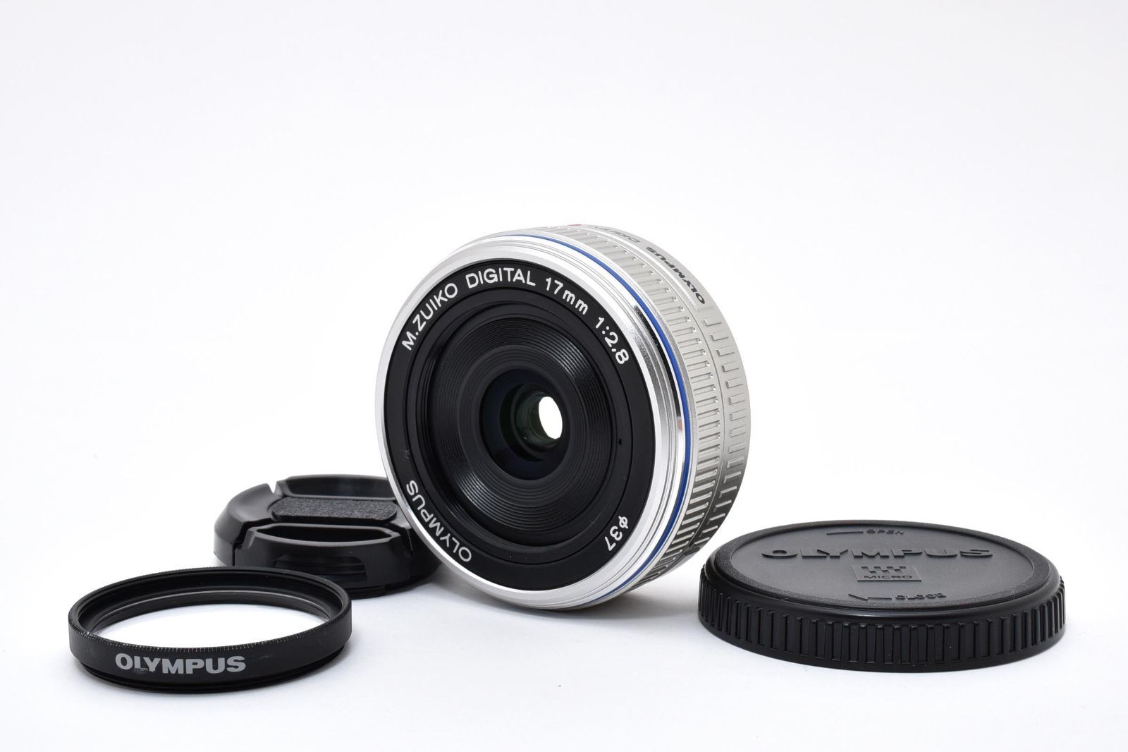 [完動美品] Olympus M.ZUIKO DIGITAL 17mm F2.8 パンケーキレンズ マクロフォーサーズ #2882923A