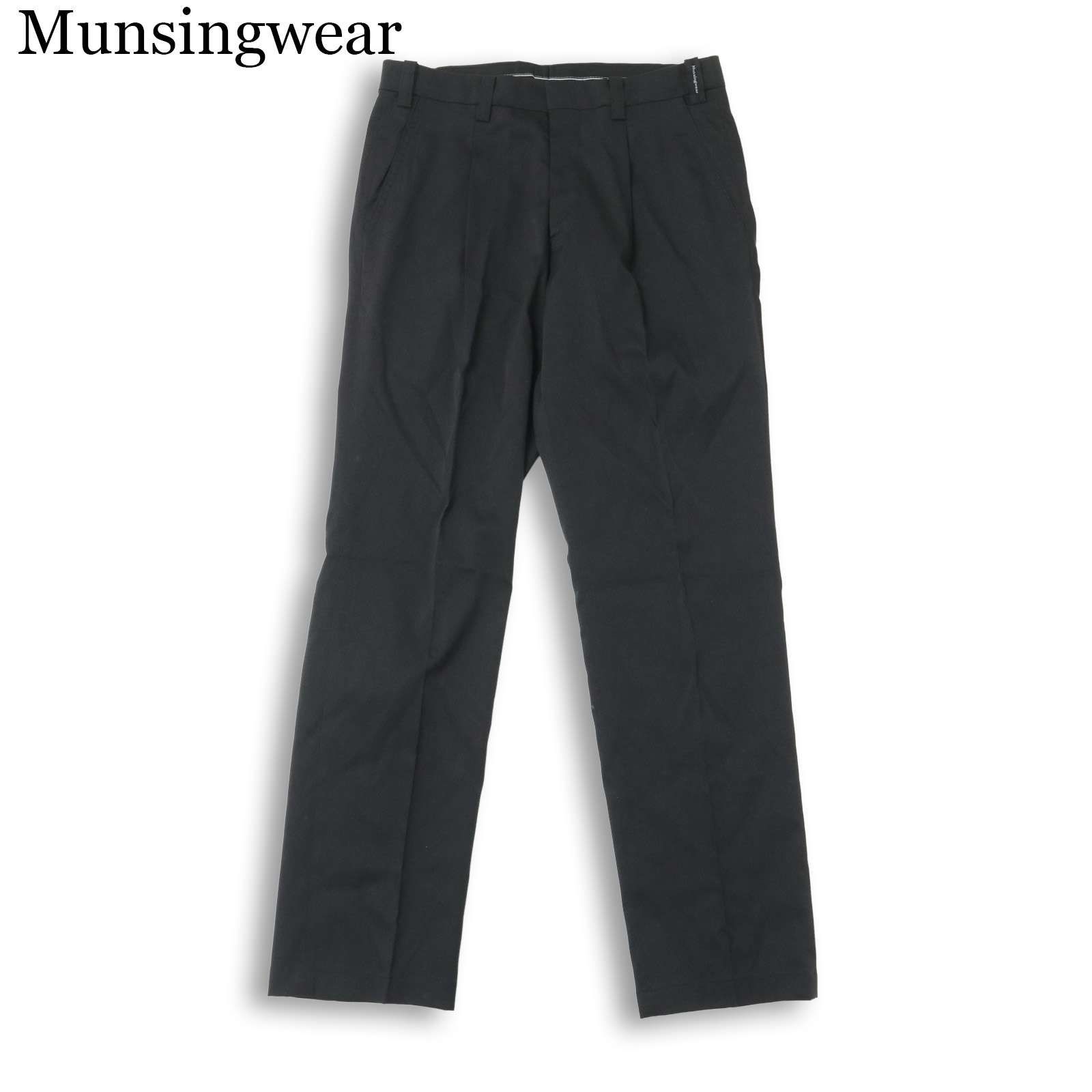 Munsingwear 刺繍ワッペン　パンツ ゴルフ　ストレッチ　スラックス Munsingwear マンシングウェア ゴルフ 通年☆ ストレッチ ロゴ刺繍