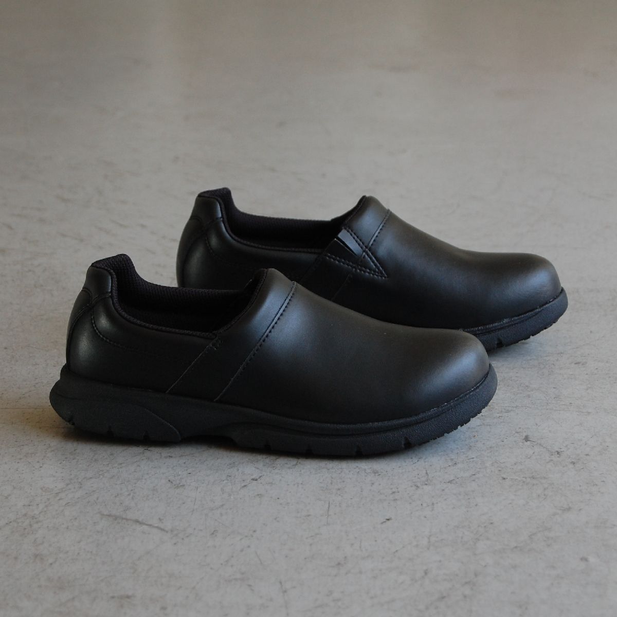 WOLVERINE Wmns Serve SR LX Slipon Black ウルヴァリン ウィメンズ サーブ スリッポン ブラック 黒 レザー レディース ローファー サボ クロッグ ワーク USA