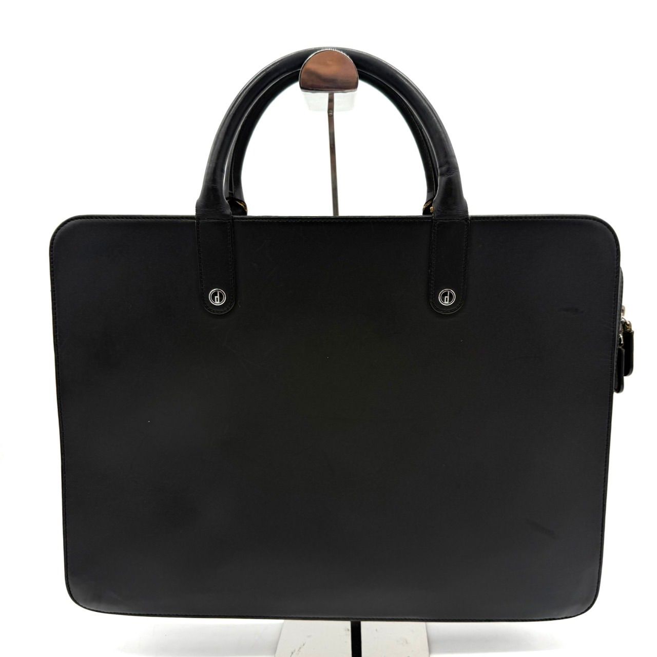 レザービジネスバッグ ブラック ダンヒル dunhill ダンヒル ビジネスバッグ ブリーフケース レザー 本革 黒