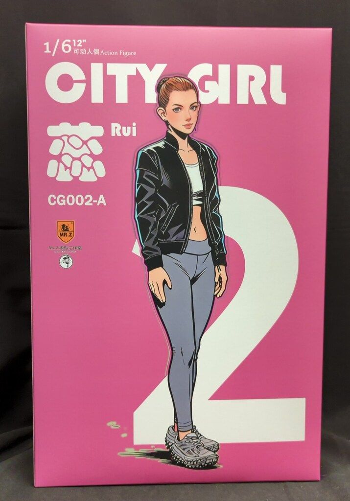 MR.Z 1/6 12'' Action Figure CITY GIRL Rui 蕊 CG002-A