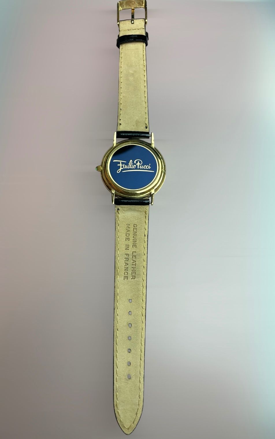 エミリオプッチ ヴィンテージ時計レア 希少・動作品】EMILIO PUCCI エミリオプッチ 腕時計 オパール調 2針