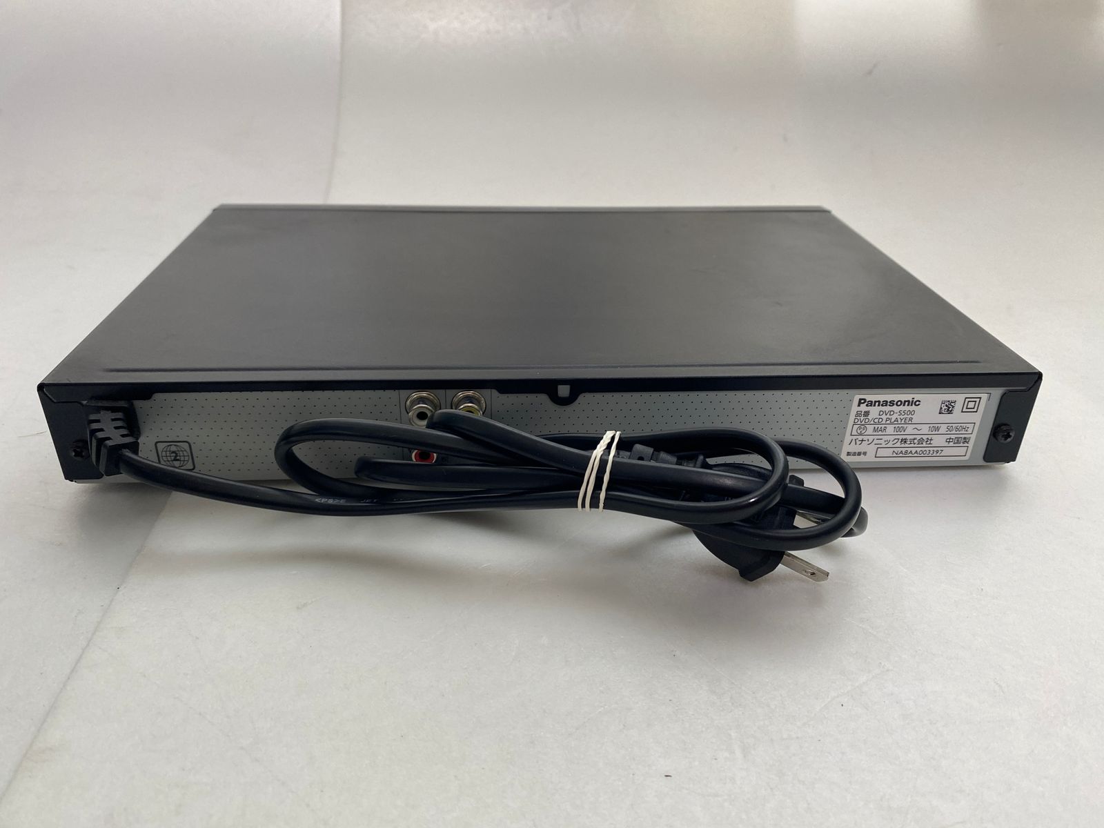 □パナソニック Panasonic DVD-S500-K ブラック DVDプレーヤー