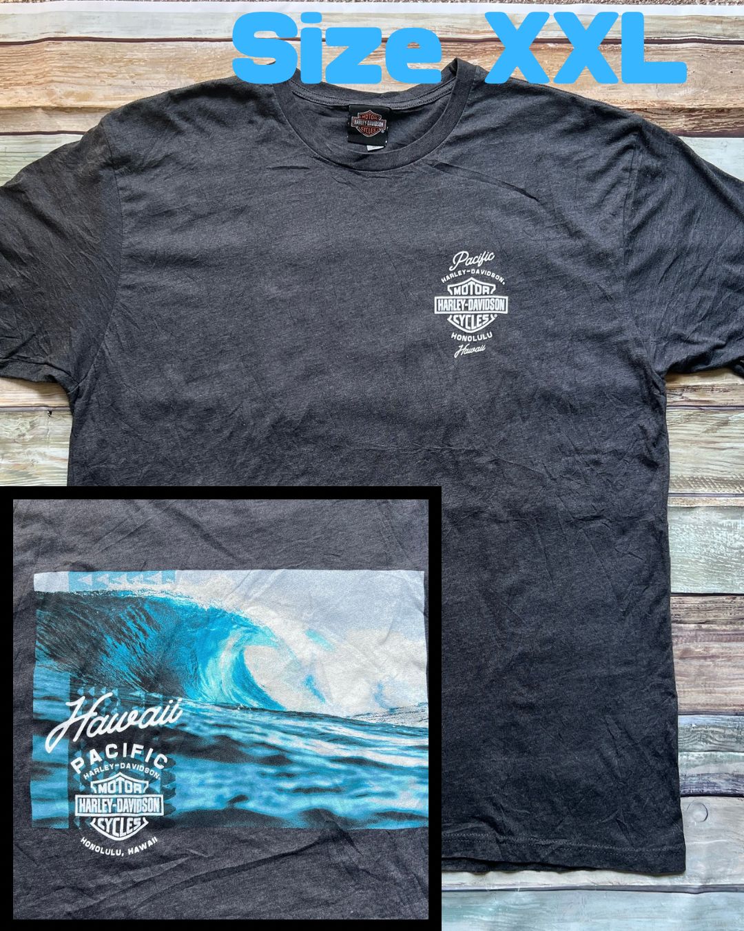 ハーレーダビットソン　Harley Davidson ハワイ　ハーレーTシャツ　XXL 4,284円