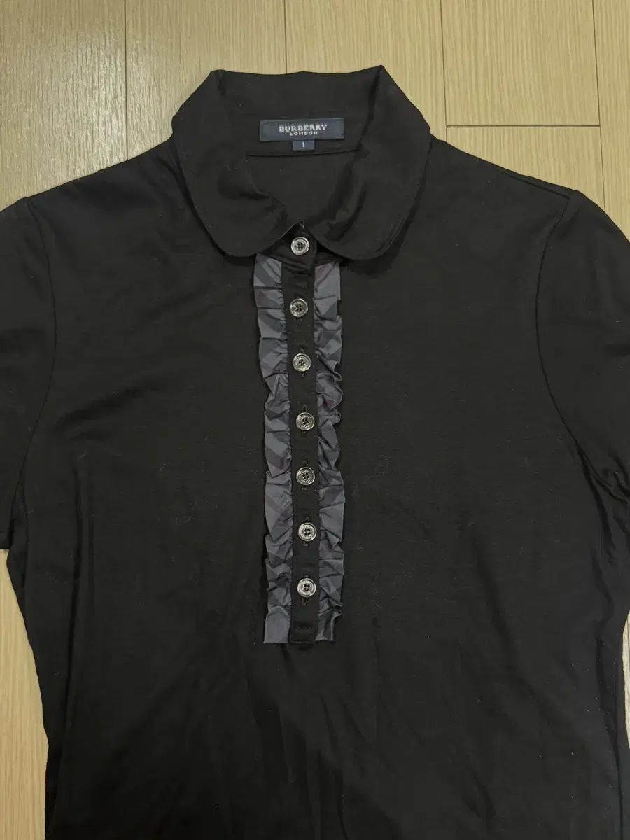 正規品 バーバリー BURBERRY ロンドン ヴィンテージ フリル レディース カラーTシャツ
