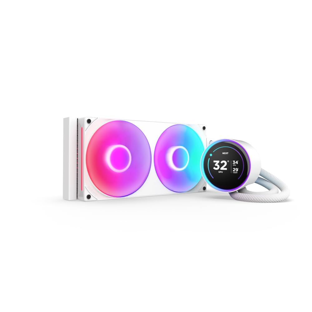 NZXT Kraken Elite 280 RGB v2 White 簡易水冷CPUクーラー RL-KR28E-W2 FN2385 [ホワイト] [280mm] [Kraken Elite RGB v2]