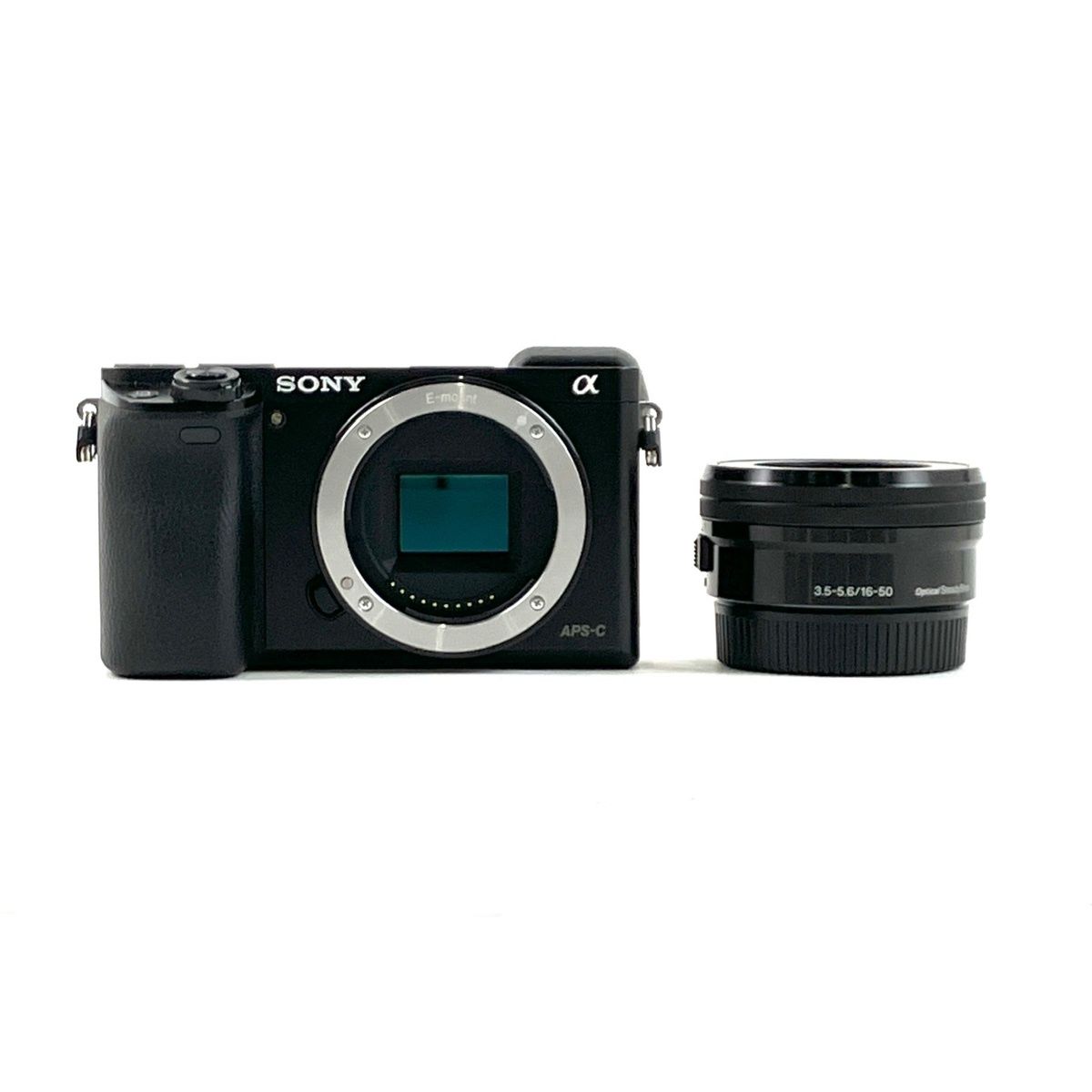 ソニー SONY α6000 パワーズームレンズキット ILCE-6000L B ブラック デジタル ミラーレス 一眼カメラ 【中古】