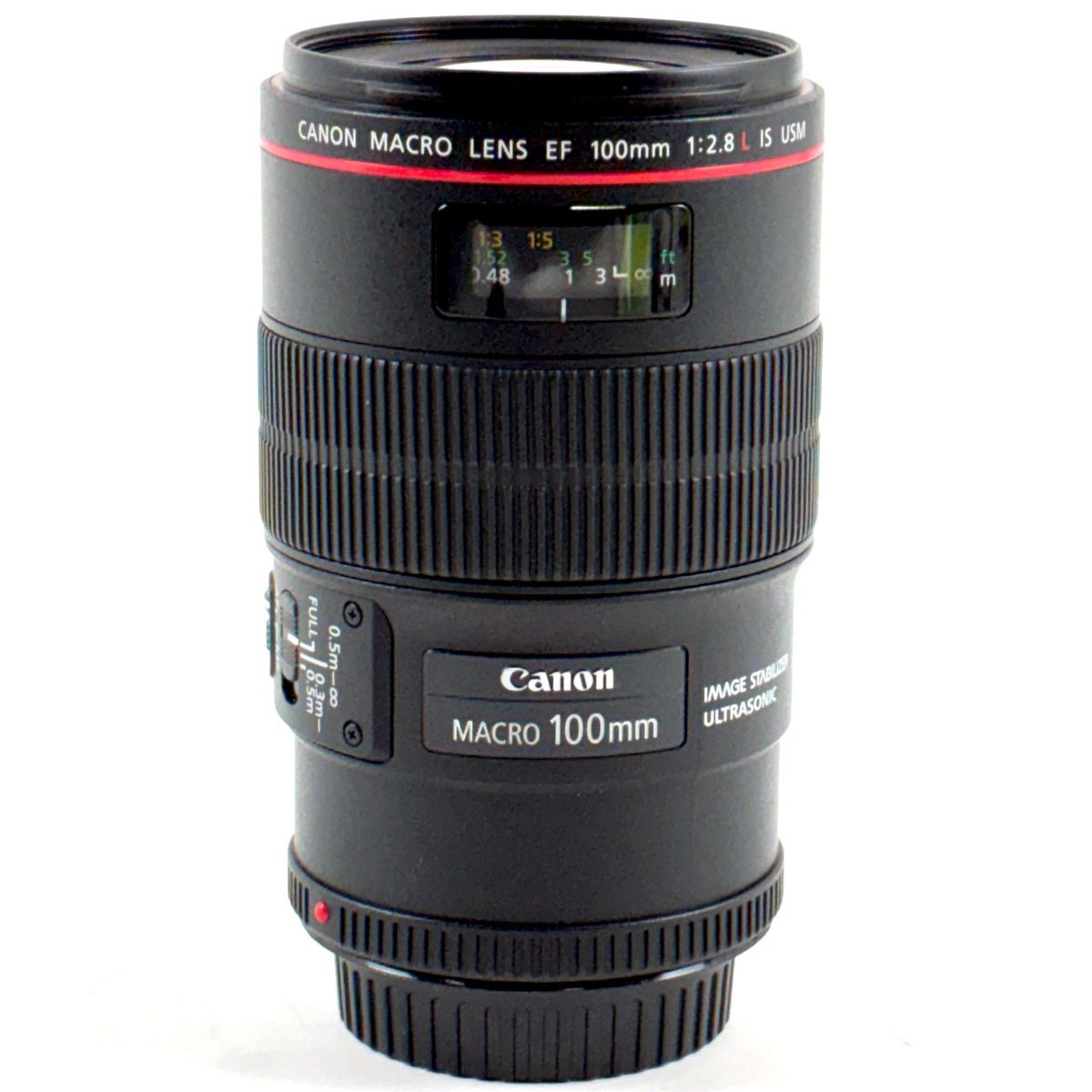 キヤノン Canon EF 100mm F2.8L MACRO IS USM 一眼カメラ用レンズ（オートフォーカス） 【中古】