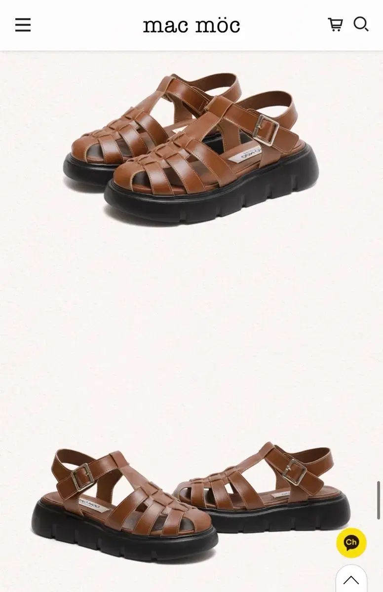 新品 MACMOC(マクモク) サンダル / 定価:109,000円
