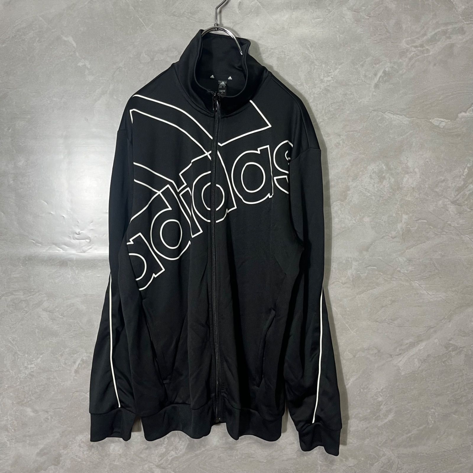 アディダス　ジャージ　上下セット　まとめ売り　Ｌ〜O　平成　レトロ adidas アディダス ジャージ 上下 セットアップ L 黒 デカロゴ ライン