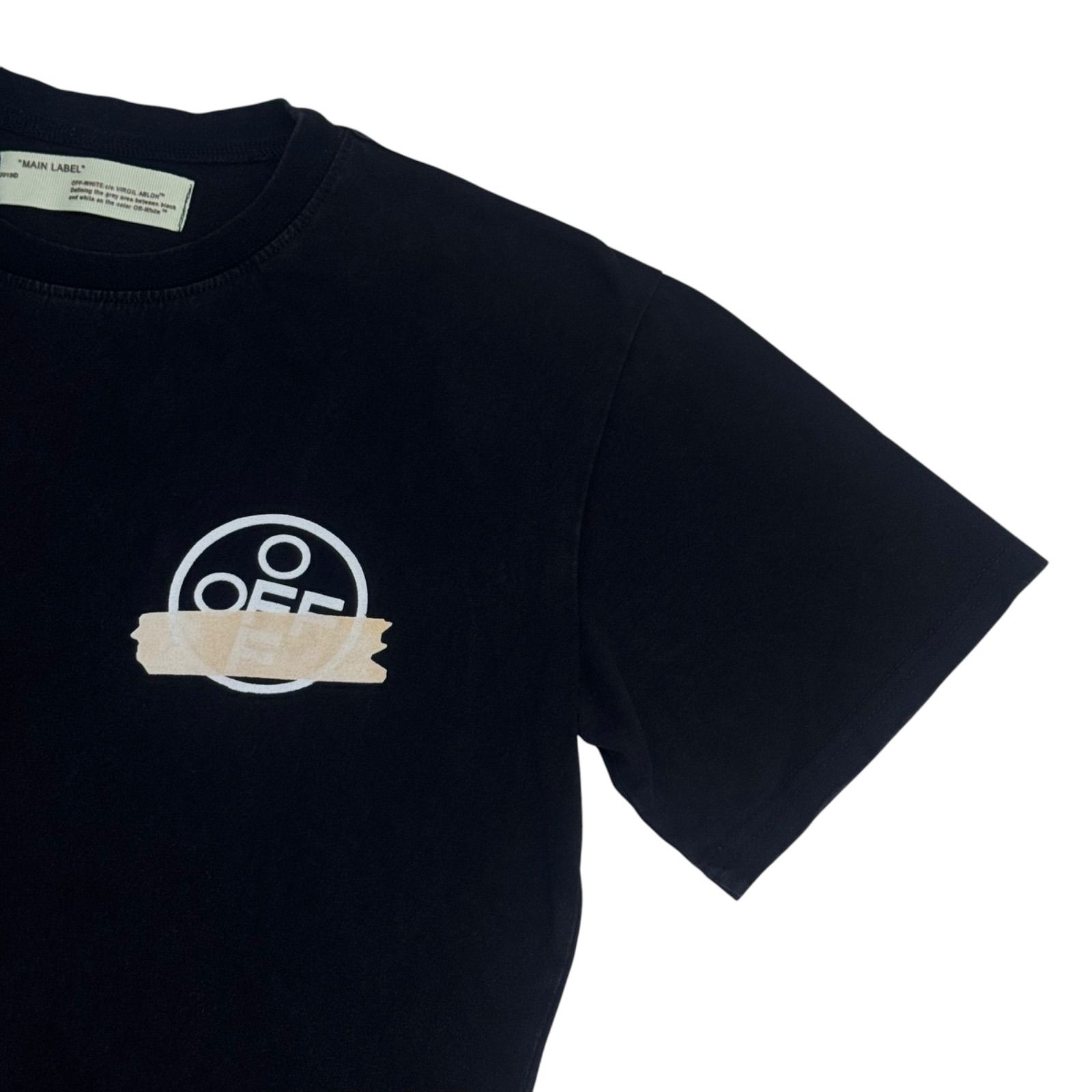 OFF-WHITE オフホワイト クロスアロー ロゴ 半袖 Tシャツ ブラック 黒