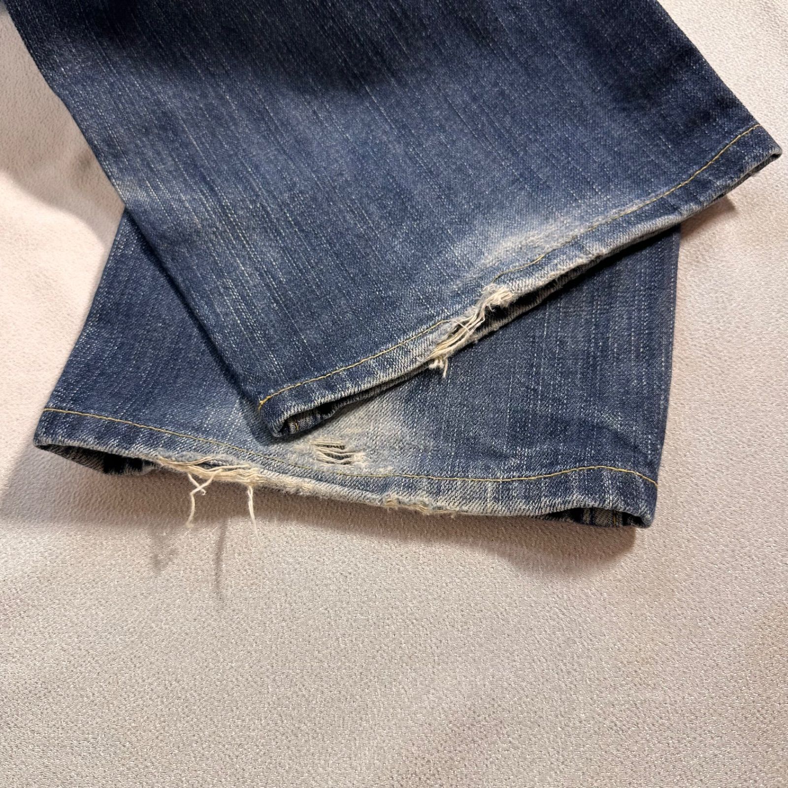 送料無料 即決 ☆ Levi's 502☆ W34 00年代 デニムパンツ アタリ ヒゲ