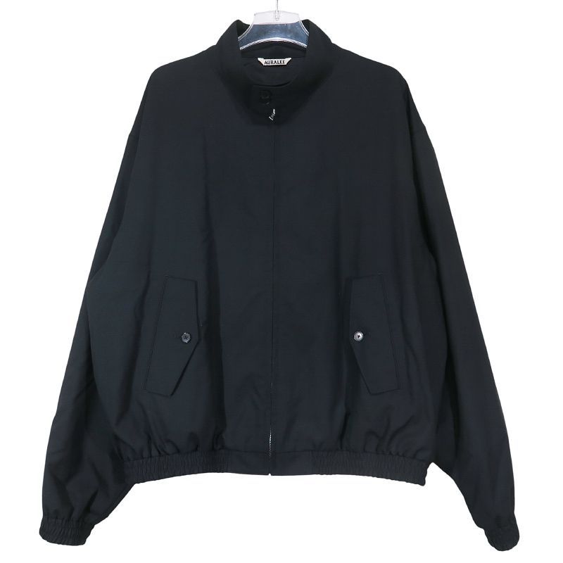 明日8時まで掲載AURALEE A25SB01MT ブルゾン カーキ サイズ4 AURALEE オーラリー SUPER FINE TROPICAL WOOL ZIP BLOUSON A25SB01MT