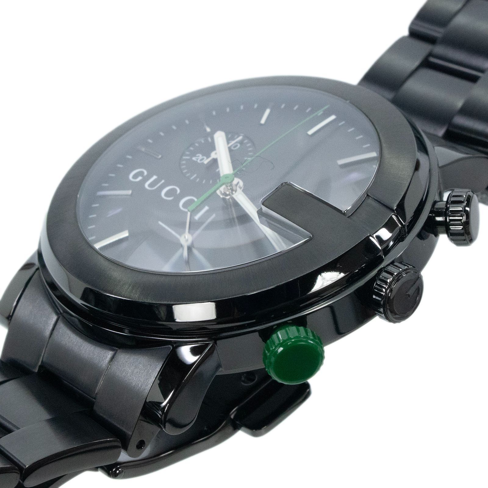 GUCCI クロノグラフ 時計 ブラック