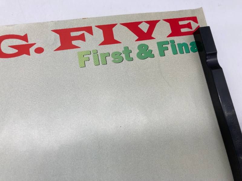 希少】N.G.FIVE First＆Final B2 ポスター 草尾毅/佐々木望/竹村拓