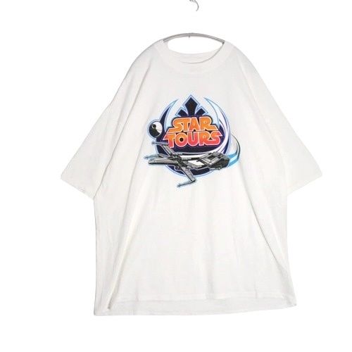 中古B】メンズXXL 90s ディズニー スターウォーズ スターツアーズ X