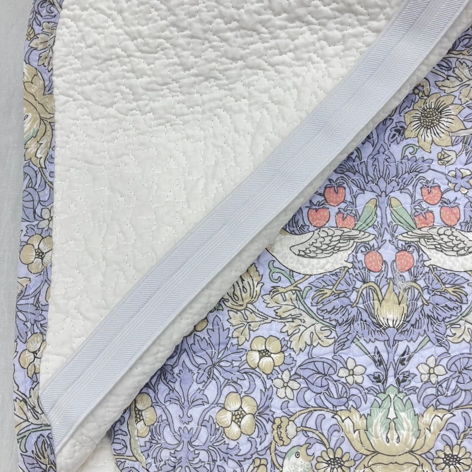2枚組 新品 敷パッド 敷きパッド 水洗い敷パッド ウィリアム・モリス