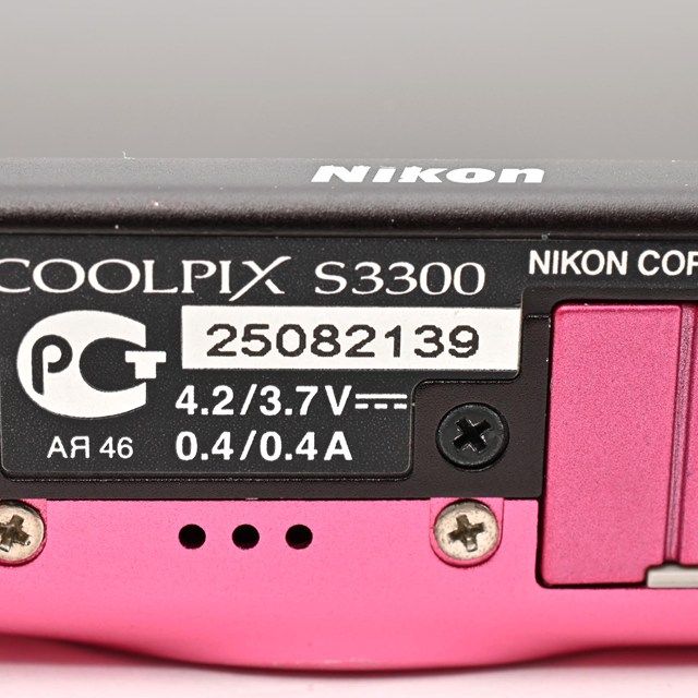 良品＞ Nikon COOLPIX S3300 ストロベリーピンク｜デジタルカメラ