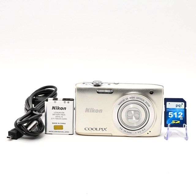 並品＞ Nikon COOLPIX S3100 シャンパンシルバー｜コンパクトデジタル