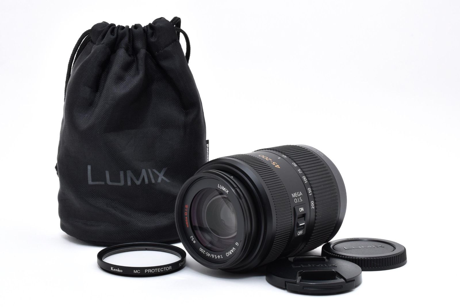 【極美品】Panasonic LUMIX G VARIO 45-200mm 良品] Panasonic Lumix G Vario 45-200mm f4-5.6 MEGA O.I.S マイクロ