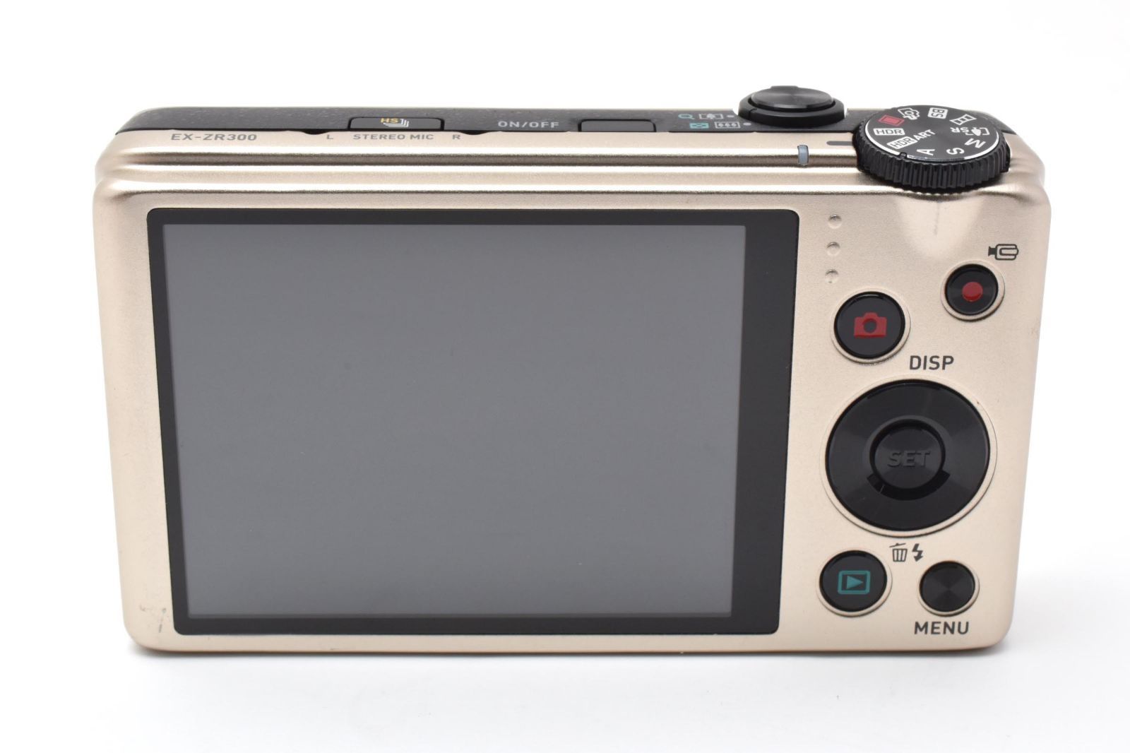 返品保証】良品｜CASIO カシオ EX-ZR300 ゴールド コンパクトデジタル