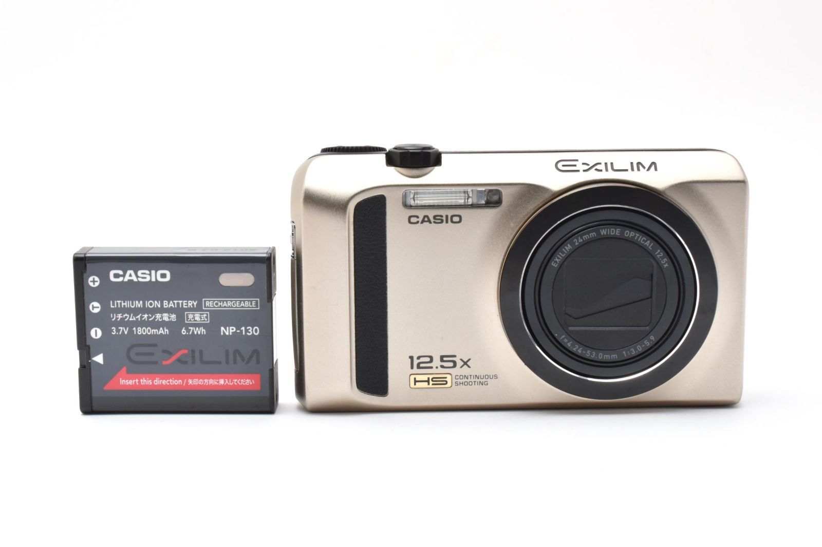 返品保証】良品｜CASIO カシオ EX-ZR300 ゴールド コンパクトデジタル