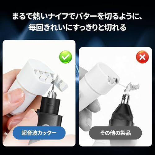 新品】2-IN-1 超音波カッター、毎秒40000回の切断を実現する超音波